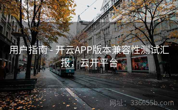用户指南 - 开云APP版本兼容性测试汇报，云开平台