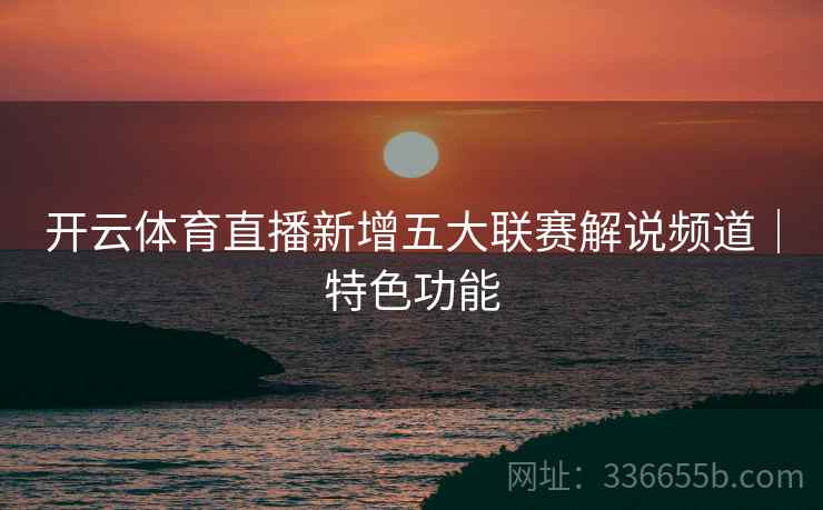 开云体育直播新增五大联赛解说频道｜特色功能  第2张